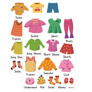 Wardrobe Stickers Clothes Storage Label Home Ornaments Classification Labels