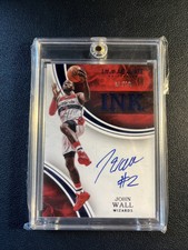 2015-16 Panini Immaculate Collection John Wall INK On Card Auto Blue SSP /10