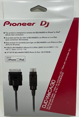 Pioneer - DJCWECAI30 - 30 Pin Control USB Studio Cable - Black - Image 1 of 2