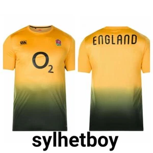 Official Canterbury England Men's Rugby RFU VapoDri Poly T-Shirt 2017/18 - Picture 1 of 5