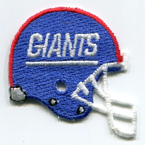 1981-99 NEW YORK GIANTS NFL FOOTBALL VINTAGE 1.75" HELMET TEAM LOGO PATCH Cover