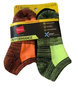 Hanes Premium Performance 7 Pair Boy’s No Show Socks (9 -2.5 shoe size) - Picture 1 of 11
