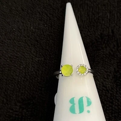 🔥🔥Bomb Party RBP3534 “Timeless Love” Genuine Peridot Quartz Size 6🔥🔥 - Image 1 of 3