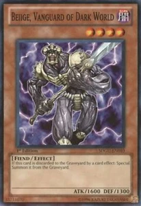 Beiige, Vanguard of Dark World SDGU-EN010/ SR13  X 1 1st Mint YUGIOH - Picture 1 of 1