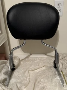 OEM Harley Softail Detachable Passenger Backrest Sissy Bar Quick Click 14 Inch - Picture 1 of 16