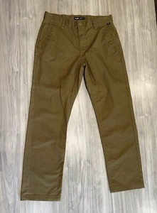 Vans Pants Mens Sz 34 Olive Khaki Green Authentic Chino Relaxed Fit Straight - Bild 1 von 7
