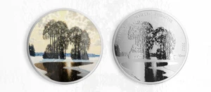 Moneda de plata Letonia, Letonia, Letonia 5 euros 2022 Vilhelms Purvītis pintor - Imagen 1 de 1