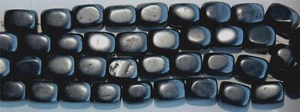 Semi-Precious 14x20mm Tumble Nugget Beads -16" Strand - BLACK ONYX - Picture 1 of 1