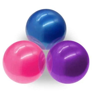 Pilates Ball, 10 Inch Small Exercise Mini Soft Workout Yoga Ball - Picture 1 of 15