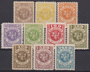 === MEMEL Mi. 141-150 MNH **, cat. 230€ === - Imagen 1 de 1