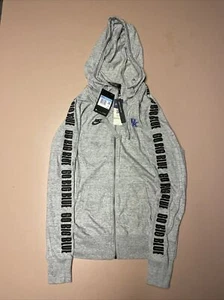 NIKE KENTUCKY WILDCATS GO BIG BLUE ZIP UP GREY WOMENS M MEDIUM! NEW WITH TAGS! - Picture 1 of 16