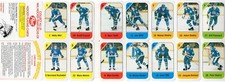 1982-83 Post Cereal Hockey SET BREAK singles - Quebec Nordiques