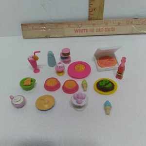 Lote de alimentos Barbie casa de ensueño cocina refrigerador, usado en excelente estado - Imagen 1 de 9