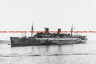 F004295 USS Wakefield AP 21 Former Ocean Liner SS Manhattan after Fire at Sea