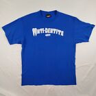 Vintage Seinfeld Anti Dentite Blue Shirt Mens XL Actual L