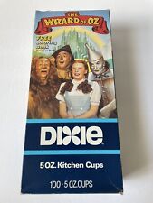 69 The Wizard Of Oz Dixie Cups 5oz 1989 Kitchen Collectibles Dorothy Tin Man