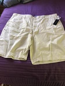 Men's Shorts - Club Room - Sandstone - Size 42 Flat Front NWT meas 44x9.5 - Picture 1 of 4