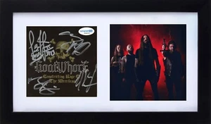 Goatwhore Band Signed Constricting Rage of the Merciless CD Cover Framed ACOA - Picture 1 of 2