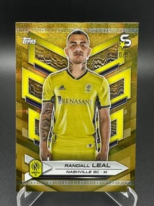 2024 Topps Superstars MLS - Randall Leal #89 Golden Gold /50 - Nashville SC - Bild 1 von 3