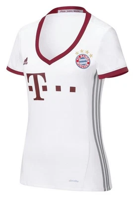 Trikot Damen Adidas FC Bayern 2016-2017 Third I Champions League + Spielernummer - Bild 1 von 4