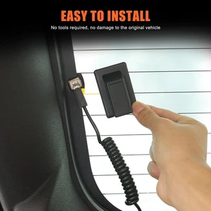 Cubierta protectora de cable de calefacción de vidrio para ventana trasera ABS para Cadillac Escalade 2007-2014 - Imagen 1 de 12