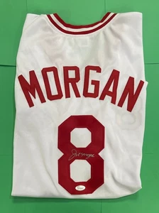 JOE MORGAN AUTOGRAPH AUTO BASEBALL JERSEY JSA AUTHENTIC CINCINNATI REDS - Picture 1 of 4