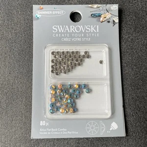 Swarovski Create Your Style Xirius Flat Back 80 Piece Crystals Gems Rhinestones - Picture 1 of 5