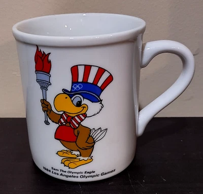 Sam, The Olympic Eagle, 1984 Olympic Games, Los Angeles, Ceramic Coffee Mug - Image 1 of 4