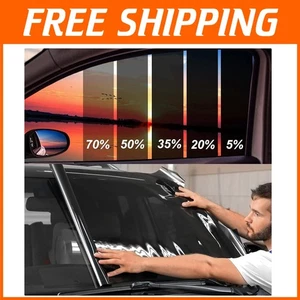 HD Vision Car Window Tint - Heat, UV Block & Easy Peel Installation - 24x25ft - Picture 1 of 9