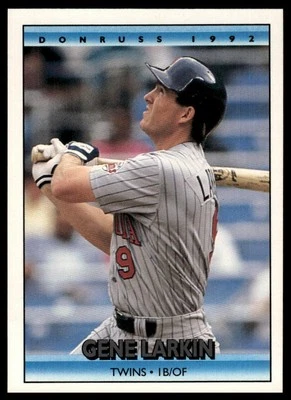 1992 Donruss #496 Gene Larkin - Image 1 of 2