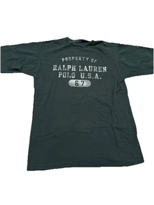 Polo Ralph Lauren SS Shirt Green Polo Property Men's “L” Vintage Polo Tag 1980’s - Picture 1 of 6