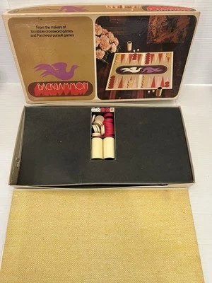 1975 Vintage Backgammon Board Game Selchow and Righter Original Rare Fun Family - Image 1 of 4