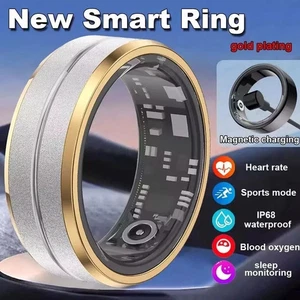 Smart Ring IP68 Waterproof Heart Rate Monitor Health Tracker- Fitness & Wellness - Picture 1 of 2