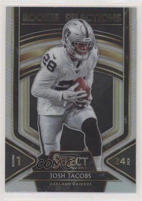 2019 Panini Select Rookie Selections Silver Prizm Josh Jacobs #5 RC - Image 1 of 2