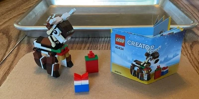 Used LEGO 40434 Creator Reindeer Original Instructions No Box - Image 1 of 2