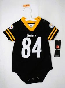 NFL Pittsburgh Steelers Marrón #84 SS Jersey Body Talla 6/9M - Imagen 1 de 2