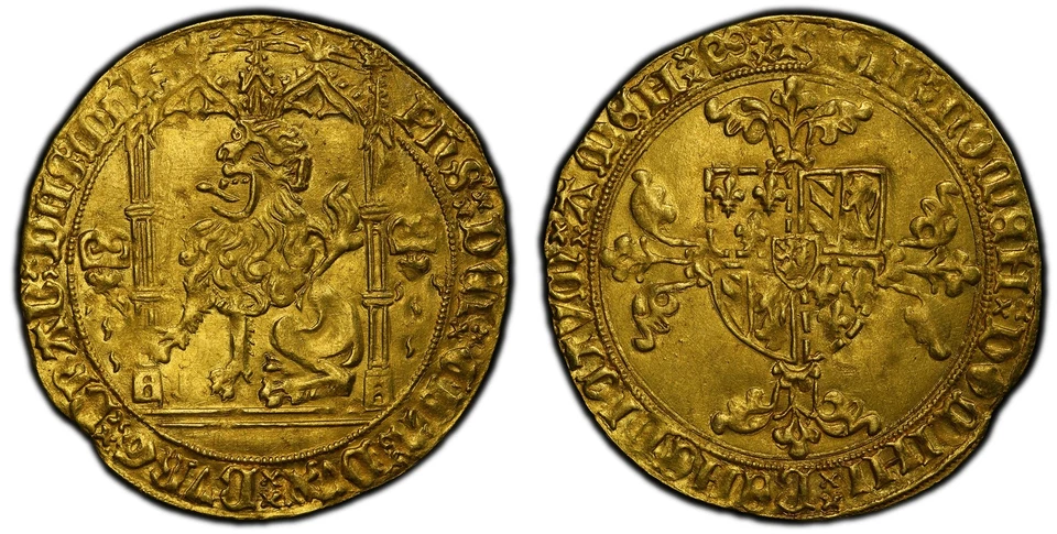 BELGIUM. Brabant Philippe The Good (1430-67) Lion d'Or. PCGS MS61 Malines Fr.-29 - Image 1 of 1