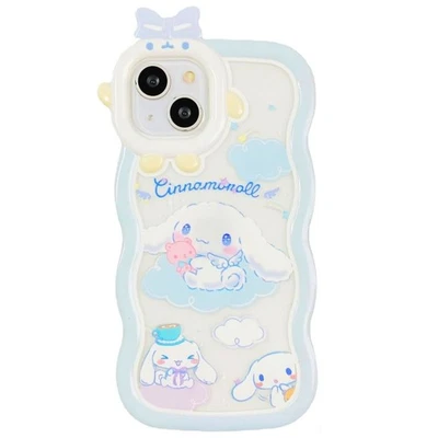 Cute Kawaii Sanrio Cinnamoroll Apple iPhone 7 or 8 Clear Soft TPU Phone Case - Image 1 of 4