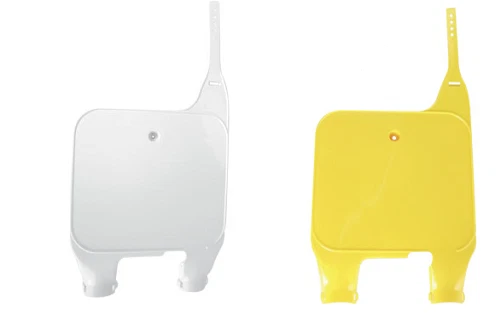 Placa numeradora delantera OVNI / horquillas invertidas Suzuki RM125/250 89-95 Foto 1 de 1