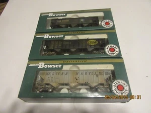 3pcs of HO scale Bowser weathered hopper cars. - Picture 1 of 5