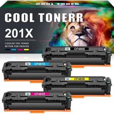4 Toner für HP 201X 201A Color Laserjet Pro MFP M277dw M277n M252dw M274N M274DN - Bild 1 von 4
