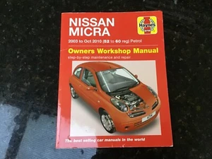 NISSAN MICRA 2003 to 2010 SERVICE REPAIR MANUAL BY HAYNES - Picture 1 of 5