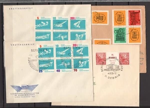 DDR - 4 schöne Briefe - dabei 3 mal FDC - (GR-4) - Bild 1 von 5