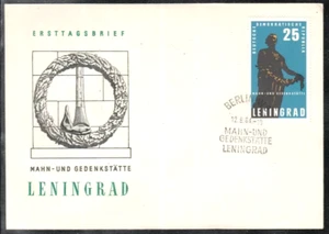 VLADIMIR LENIN COMMUNISM EAST GERMANY CACHET 1964 FDC UNADDR - Picture 1 of 1
