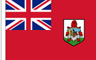 Bermuda Bermudan 18" x 12" Large Hand Waving Waver Sleeved Polyester Banner Flag
