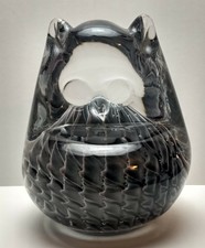 Vintage Konstglas FM (RONNEBY) Sweden Art Glass Owl