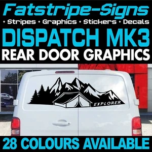 para adaptarse CITROEN DESPATCH MK3 EXPLORER MOUNTAIN PEGATINAS GRÁFICAS FURGONETA - Imagen 1 de 2