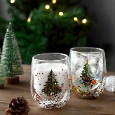 Christmas Coffee Cup Non-slip Drinking Easy Cleaning Christmas Tea Cup