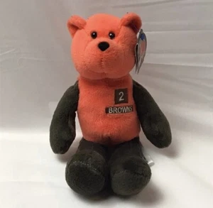 Limited Treasures Cleveland Browns Tim Couch Bean Bag 9” Rookie Plush Bear 1999 - Picture 1 of 7