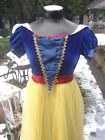 Disney Store Snow White Costume Dress girls  SZ 9-10 READ 